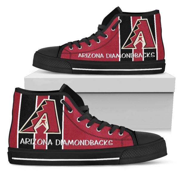 Steaky Trending Fashion Sporty Arizona Diamondbacks High Top Shoes