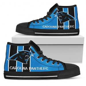 Steaky Trending Fashion Sporty Carolina Panthers High Top Shoes