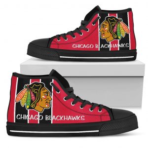 Steaky Trending Fashion Sporty Chicago Blackhawks High Top Shoes