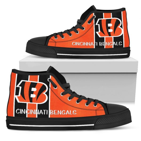 Steaky Trending Fashion Sporty Cincinnati Bengals High Top Shoes