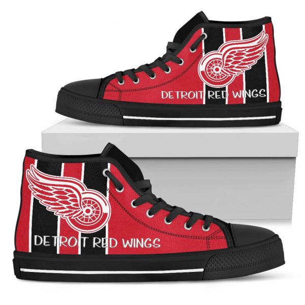 Steaky Trending Fashion Sporty Detroit Red Wings High Top Shoes