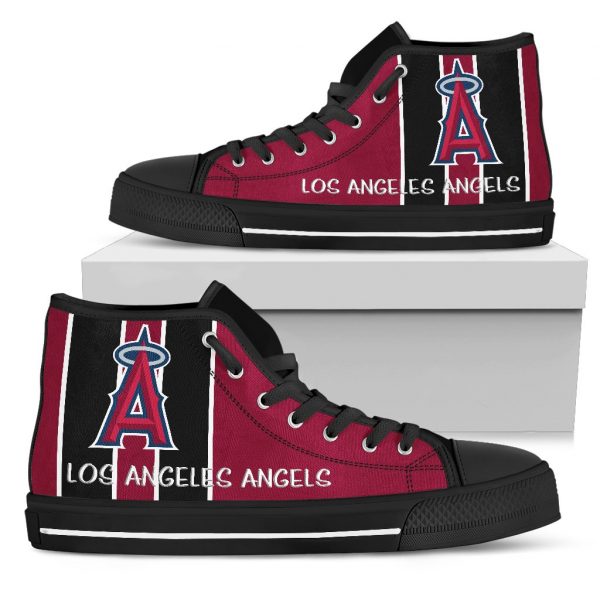 Steaky Trending Fashion Sporty Los Angeles Angels High Top Shoes