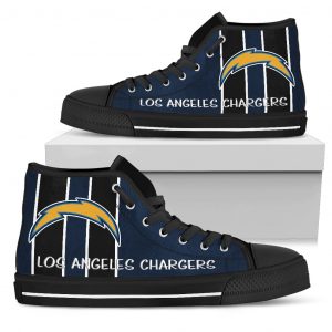 Steaky Trending Fashion Sporty Los Angeles Chargers High Top Shoes