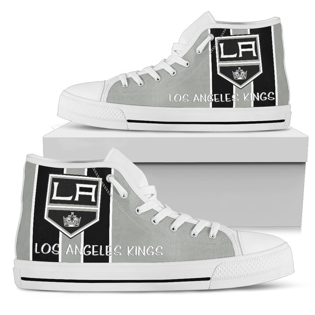 Steaky-Trending-Fashion-Sporty-Los-Angeles-Kings-High-Top-Shoes-1
