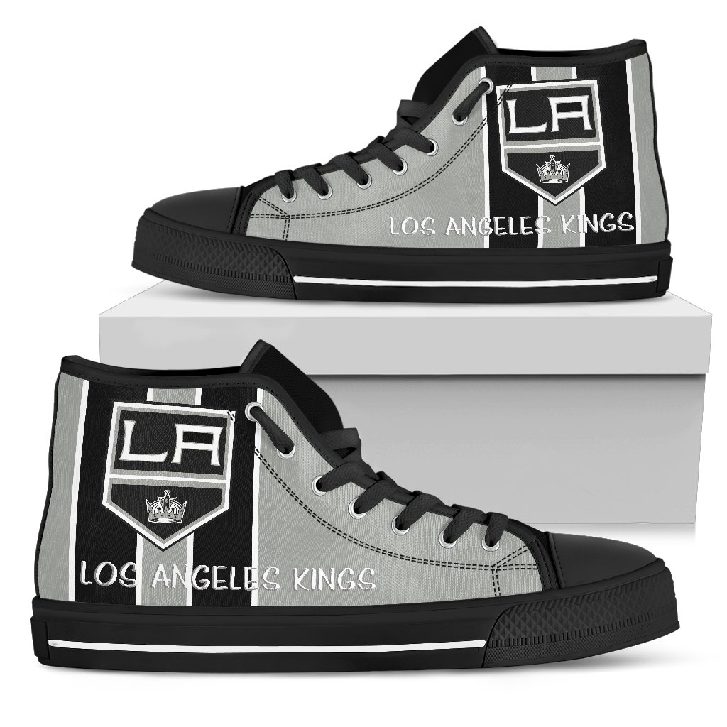 Steaky Trending Fashion Sporty Los Angeles Kings High Top Shoes Steaky Trending Fashion Sporty Los Angeles Kings High Top Shoes