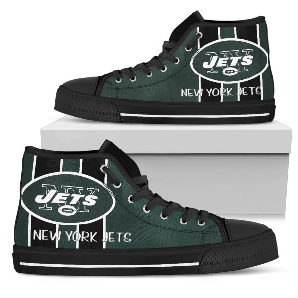 Steaky Trending Fashion Sporty New York Jets High Top Shoes
