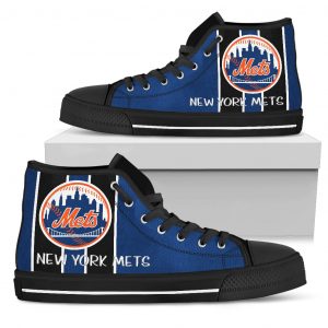 Steaky Trending Fashion Sporty New York Mets High Top Shoes