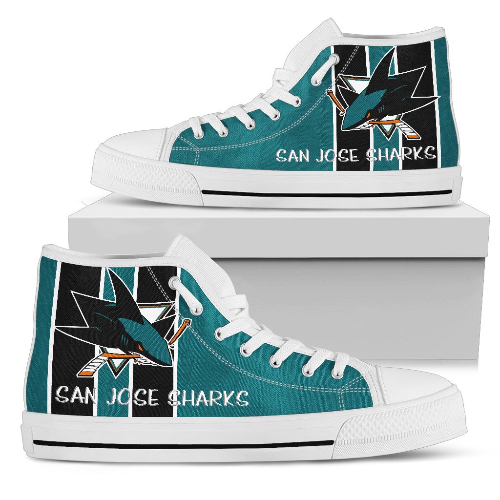 Steaky-Trending-Fashion-Sporty-San-Jose-Sharks-High-Top-Shoes-1