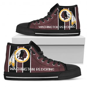 Steaky Trending Fashion Sporty Washington Redskins High Top Shoes