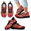 Stripes Pattern Print San Francisco 49ers Sneakers