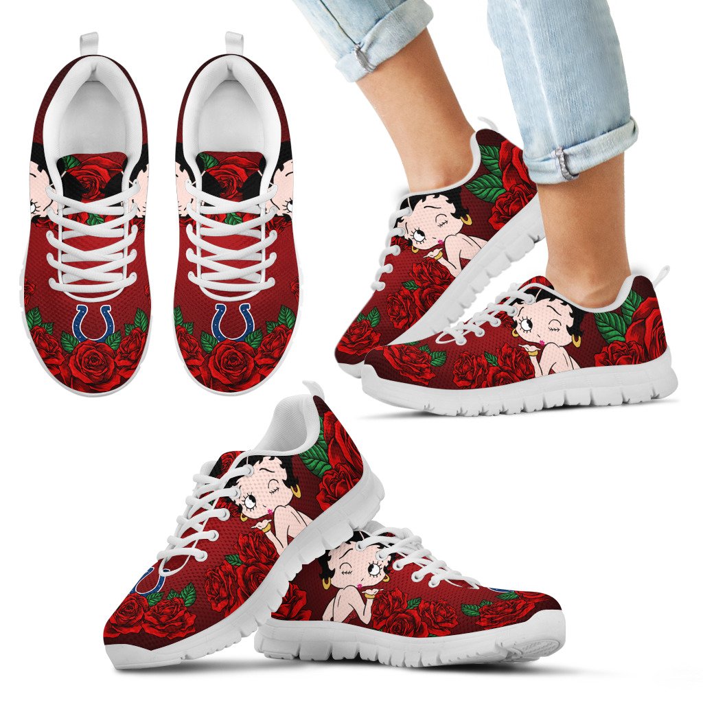 Sweet-Rose-With-Betty-Boobs-For-Indianapolis-Colts-Sneakers-1
