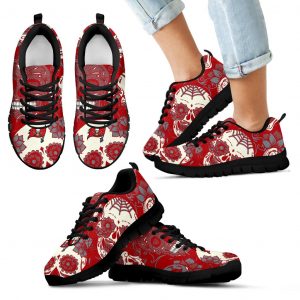 Tampa Bay Buccaneers Colorful Sugar Skull Sneakers