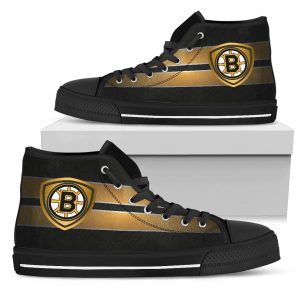 The Shield Boston Bruins High Top Shoes
