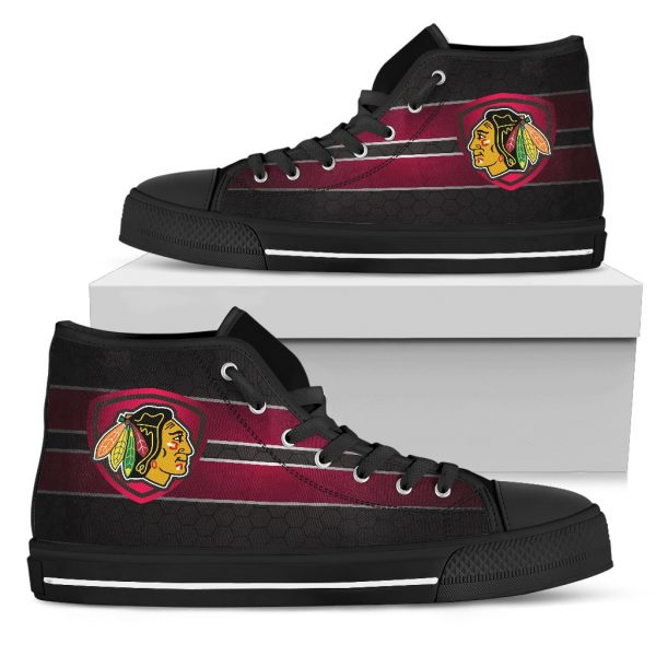 The Shield Chicago Blackhawks High Top Shoes
