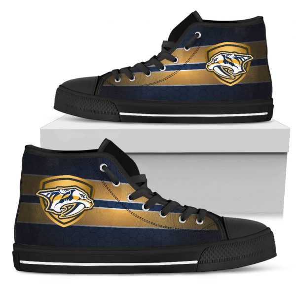 The Shield Nashville Predators High Top Shoes