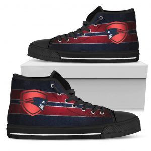 The Shield New England Patriots High Top Shoes