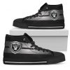The Shield Oakland Raiders High Top Shoes