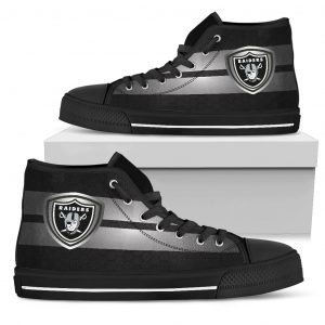 The Shield Oakland Raiders High Top Shoes