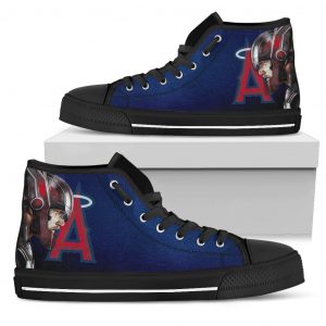 Thor Head Beside Los Angeles Angels High Top Shoes