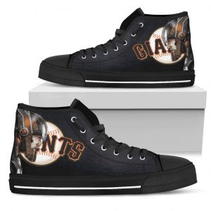 Thor Head Beside San Francisco Giants High Top Shoes