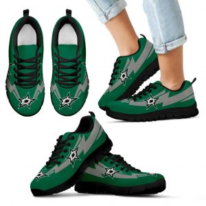 Three Amazing Good Line Charming Logo Dallas Stars Sneakers