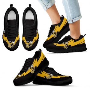 Three Amazing Good Line Charming Logo Georgia Tech Yellow Jackets Sneakers