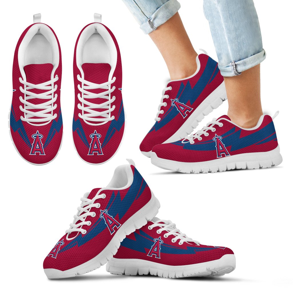 Three-Amazing-Good-Line-Charming-Logo-Los-Angeles-Angels-Sneakers-1
