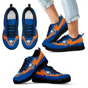 Three Amazing Good Line Charming Logo New York Islanders Sneakers