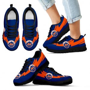 Three Amazing Good Line Charming Logo New York Mets Sneakers