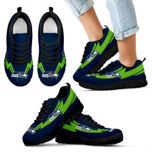 Three Amazing Good Line Charming Logo Seattle Seahawks Sneakers