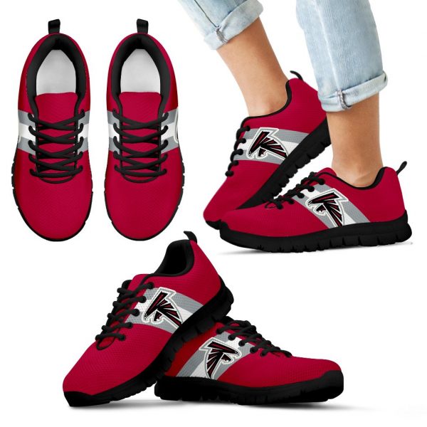 Three Colors Vertical Atlanta Falcons Sneakers