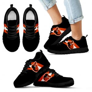 Three Colors Vertical Baltimore Orioles Sneakers