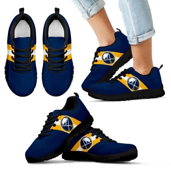 Three Colors Vertical Buffalo Sabres Sneakers