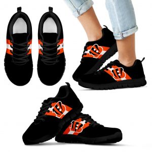 Three Colors Vertical Cincinnati Bengals Sneakers