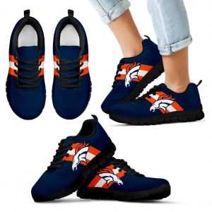 Three Colors Vertical Denver Broncos Sneakers