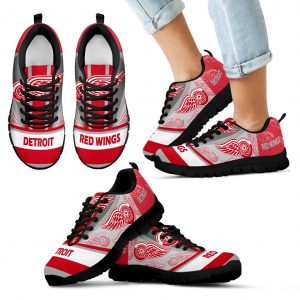 Three Impressing Point Of Logo Detroit Red Wings Sneakers