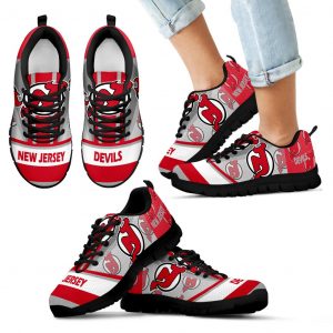 Three Impressing Point Of Logo New Jersey Devils Sneakers
