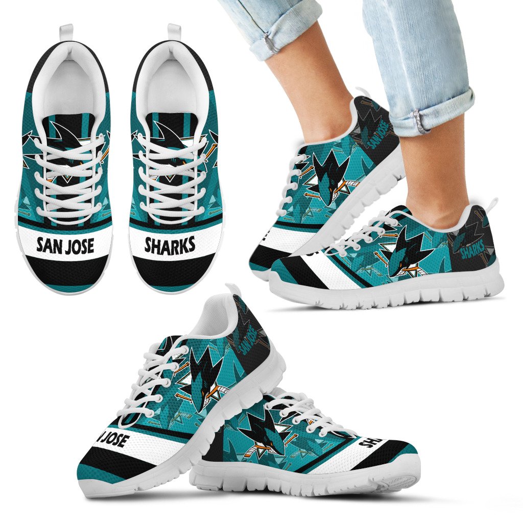 Three-Impressing-Point-Of-Logo-San-Jose-Sharks-Sneakers-1