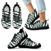 Tiger Skin Stripes Pattern Print New York Jets Sneakers