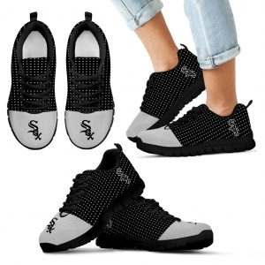 Tiny Cool Dots Background Mix Lovely Logo Chicago White Sox Sneakers