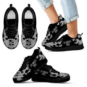 Tribal Flames Pattern Los Angeles Kings Sneakers