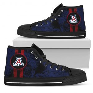 Triple Stripe Bar Dynamic Arizona Wildcats High Top Shoes V1