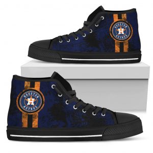 Triple Stripe Bar Dynamic Houston Astros High Top Shoes