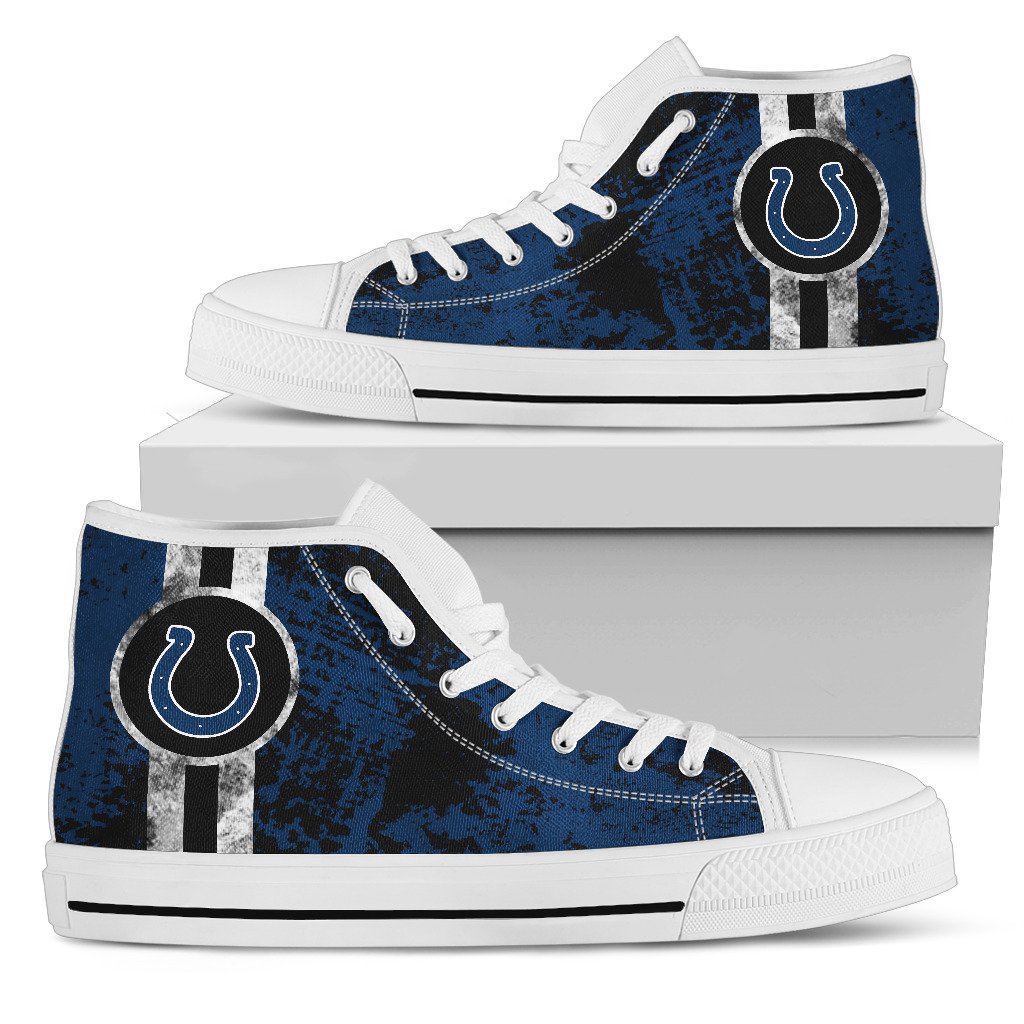 Triple-Stripe-Bar-Dynamic-Indianapolis-Colts-High-Top-Shoes-V1-1