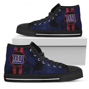 Triple Stripe Bar Dynamic New York Giants High Top Shoes V1