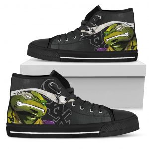 Turtle Chicago White Sox Ninja High Top Shoes