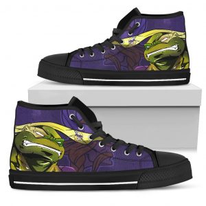 Turtle Minnesota Vikings Ninja High Top Shoes