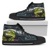 Turtle Philadelphia Eagles Ninja High Top Shoes