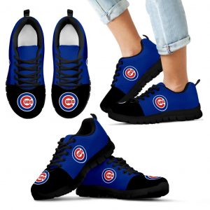 Two Colors Aparted Chicago Cubs Sneakers