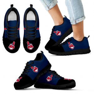 Two Colors Aparted Cleveland Indians Sneakers